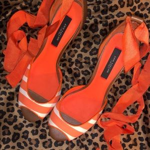 💕3/$12💕Peep Toe Wedges